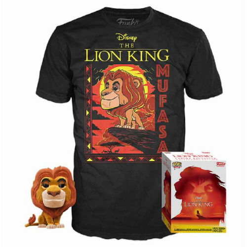 Set figura POP &Tee Disney El Rey Leon Mufasa Tam XL