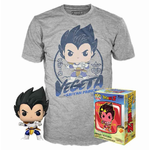 Set figura POP &Tee Dragon Ball Z Vegeta Tam XL