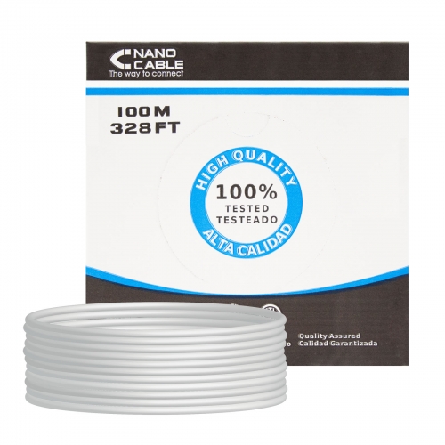CABO REDE UTP CAT6 RJ45 NANOCABO 100M RIGIDO
