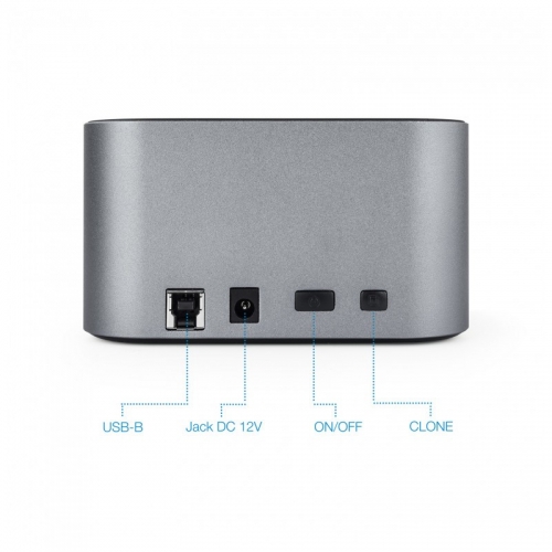 DOCKING STATION TOOQ HDD/SDD 2.5/3.5"SATA