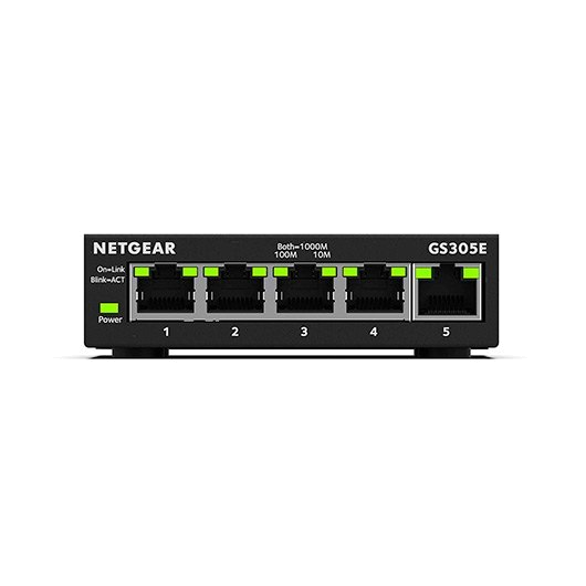 HUB SWITCH 5 PTOS NETGEAR PLUS 10 | 100 | 1000 GS305E