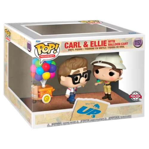 Figura POP Disney Pixar Up Carl &Ellie with Balloon Cart Exclusive