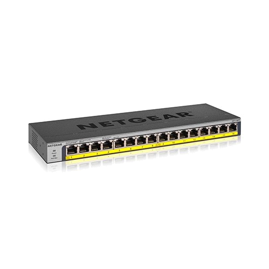 SWITCH NETGEAR GS116PP-100EUS 16-PORT POE | POE+ GIGA 183W BADGET