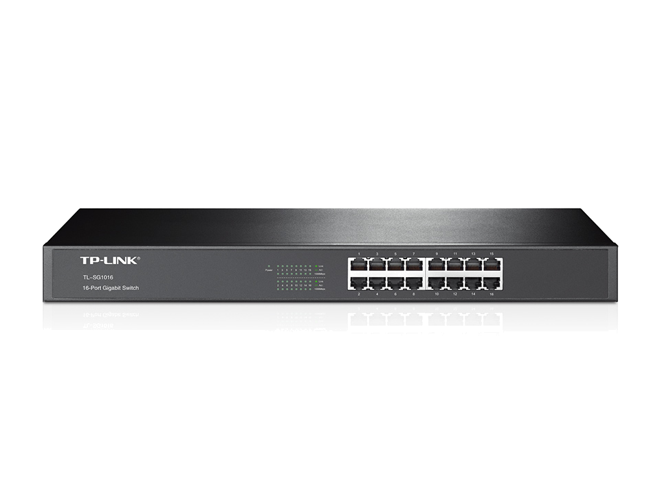 SWITCH 16 PTOS 10/100/1000 TP-LINK SG1016 19"