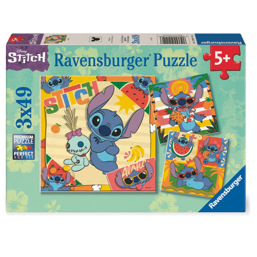 Puzzle Stitch Disney 3x49Peças