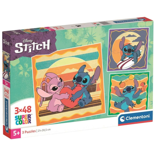 Puzzle Stitch Disney 3x48Peças