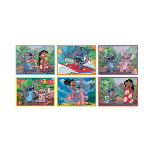 Puzzle cubo Stitch Disney 12 Peças