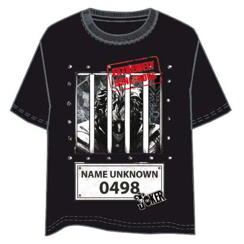 T-shirt Prision Joker DC Comics adulto Tamanho M