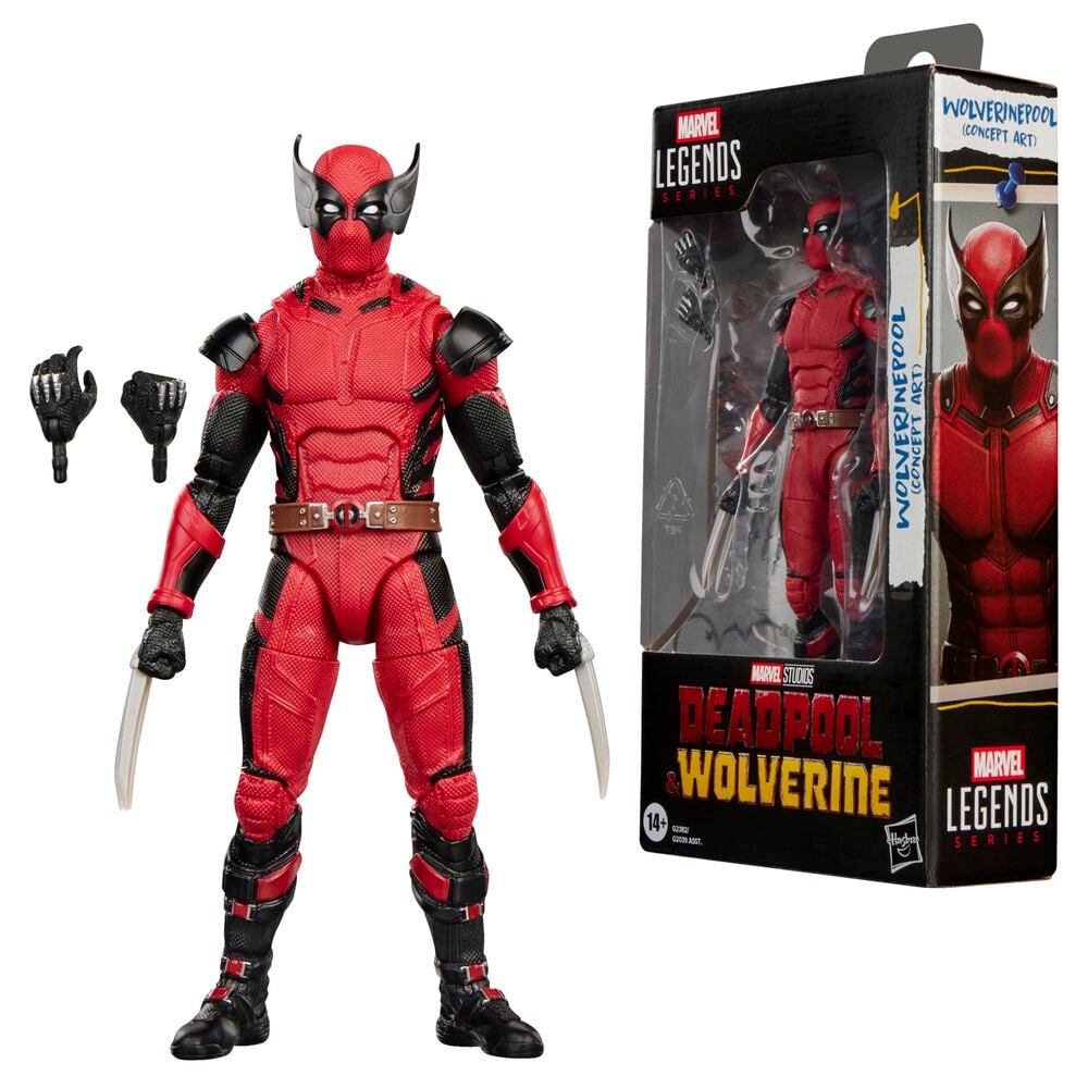 Figura Wolverinepool Concept Art Deadpool &Wolrerine Marvel 15cm
