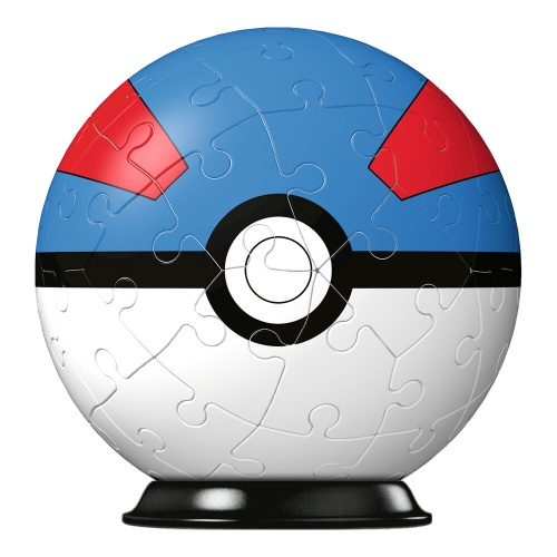 Puzzleball Pokemon Superball azul 54 Peças