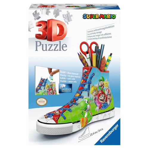 Puzzle 3D Sneaker Super Mario 108Peças