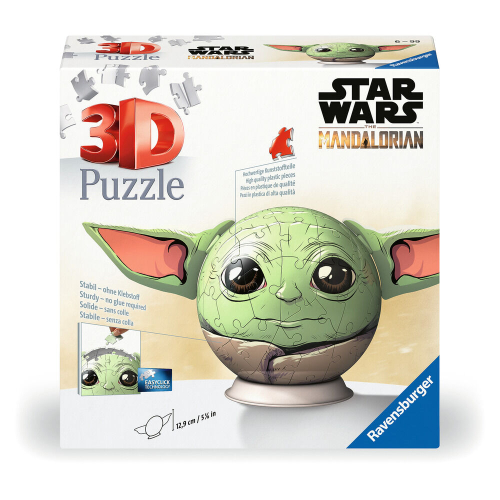 Puzzle Ball 3D Grogu Star Wars 72 Peças