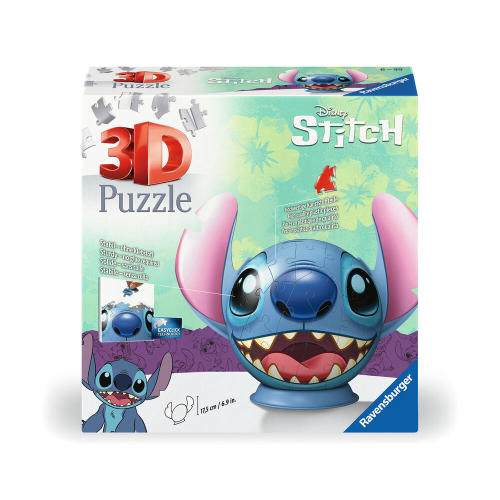 Puzzle Ball 3D Stitch Disney 72 Peças