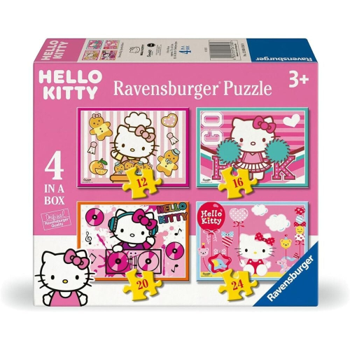 Puzzle Hello Kitty 12-16-20-24 Peças
