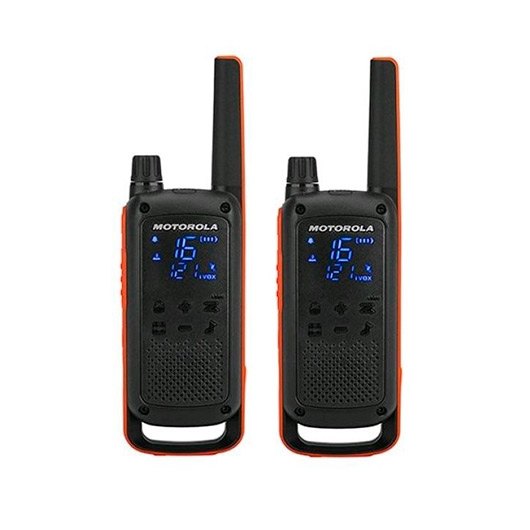 WALKIE-TALKIE MOTOROLA TLKR-T82 PRETO PACKS 2