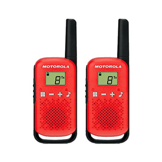 WALKIE TALKIES MOTOROLA T42 RED