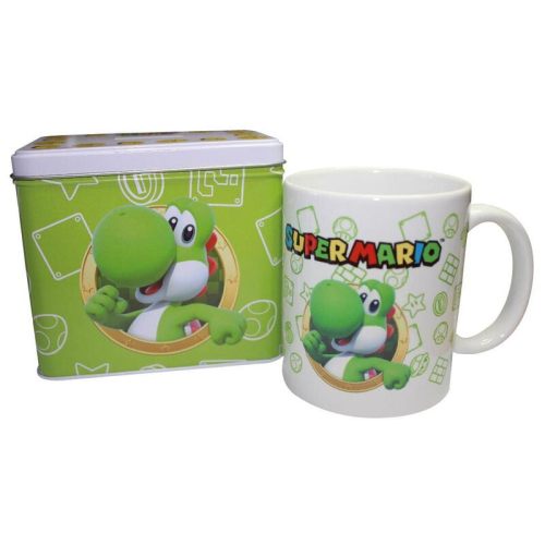 Mealheiro + Caneca Yoshi Super Mario Bros Nintendo