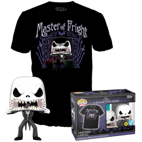 Set figura POP &Tee Disney Pesadilla Antes de Navidad Jack Skellington Exclusive Tam M