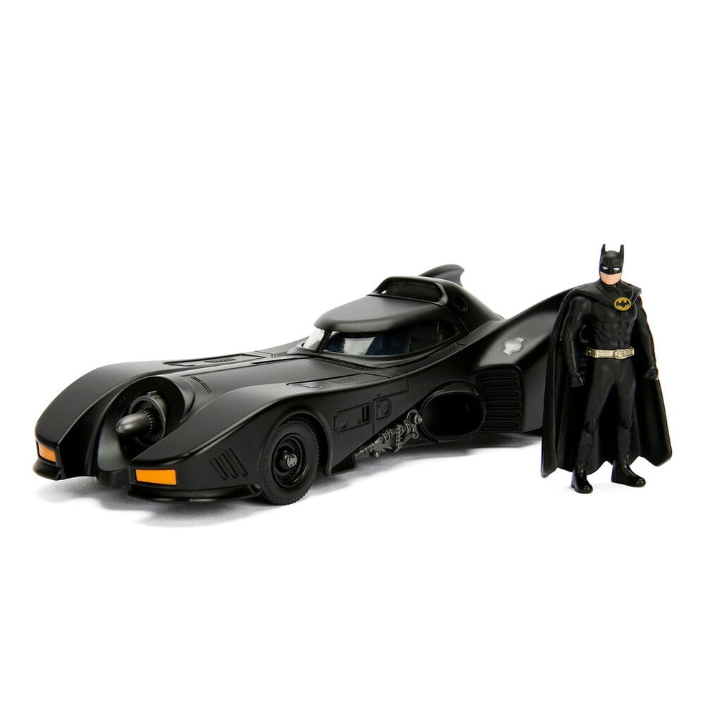 Blister figura Batman + Carro Batmovil metal DC Comics