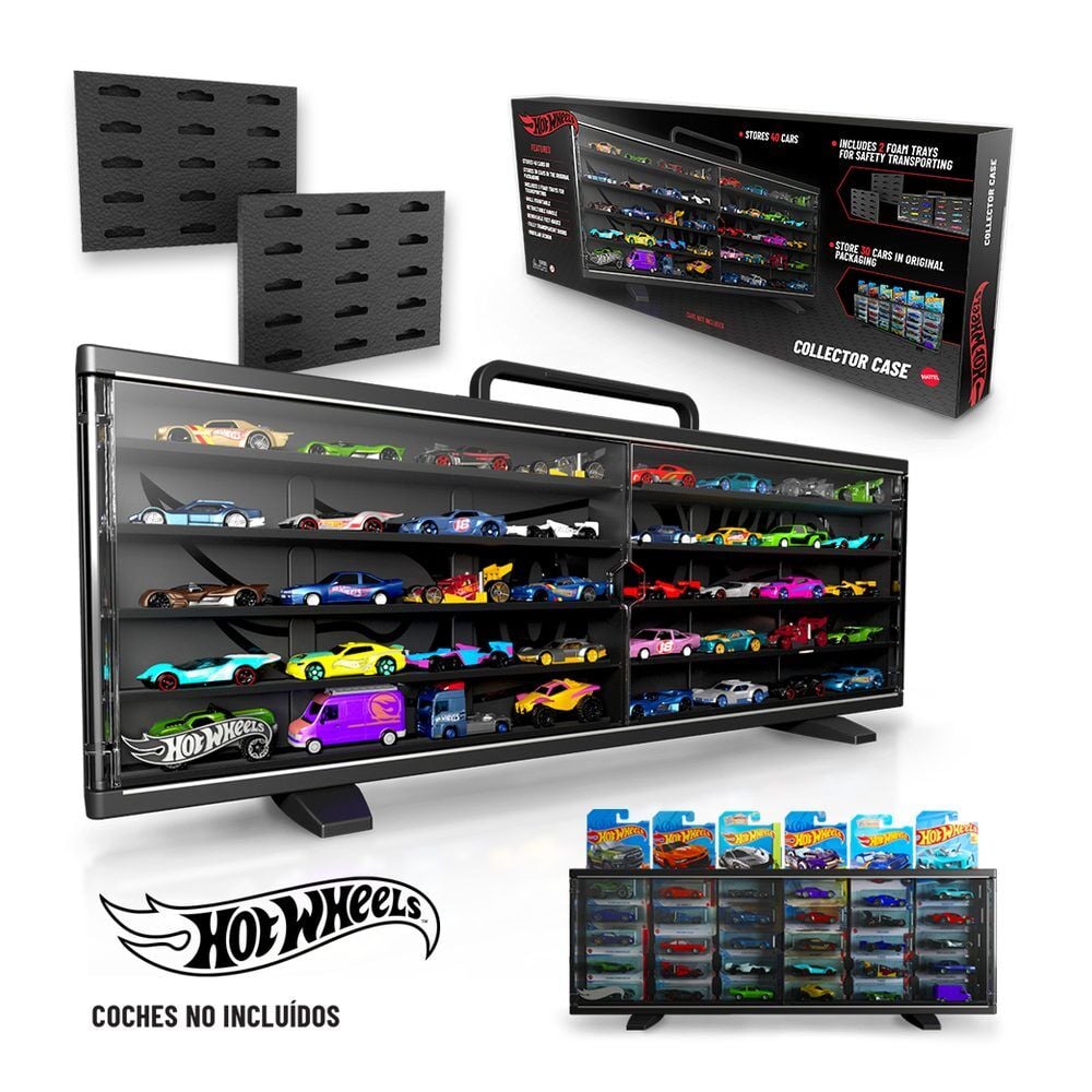 Mala para Guardar Carrinhos Hot Wheels