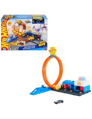Pista Hot Wheels:Estação de Polícia