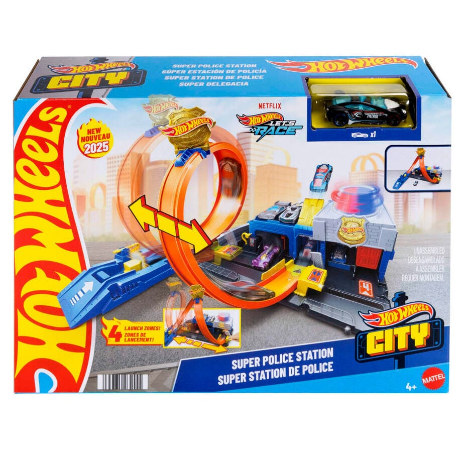 Pista Hot Wheels:Estação de Polícia