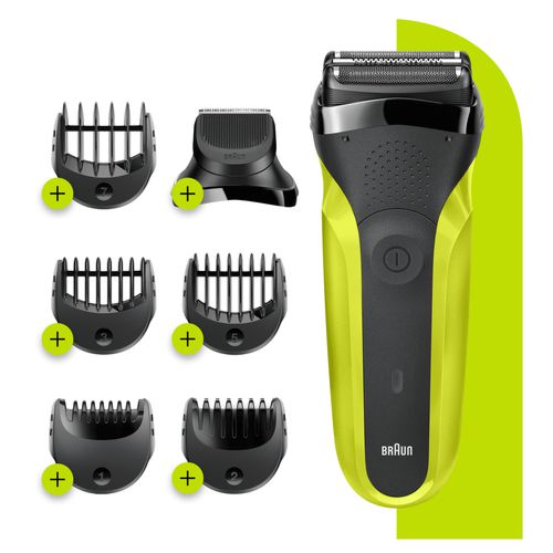 BRAUN - Máq. Barbear S3 300BT GREEN