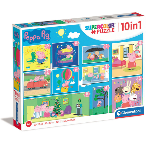 Puzzle Peppa Pig 18+30+48+60 Peças
