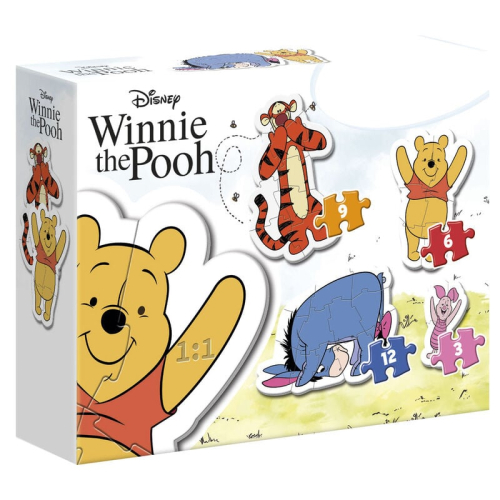 Puzzle My First Puzzle Winnie the Pooh Disney 3-6-9-12 Peças