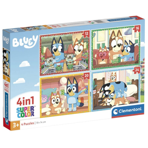 Puzzle Bluey 12-16-20-24 Peças