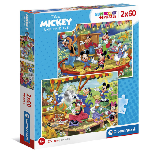 Puzzle Mickey and Friends Disney 2x60 Peças