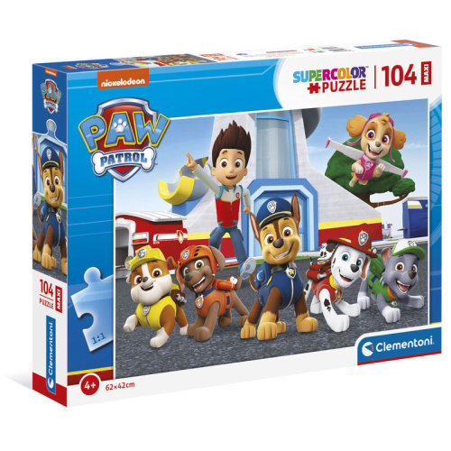 Puzzle Maxi Patrulla Canina Paw Patrol 104 Peças