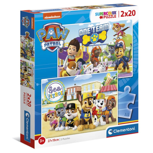 Puzzle Patrulla Canina Paw Patrol 2x20 Peças