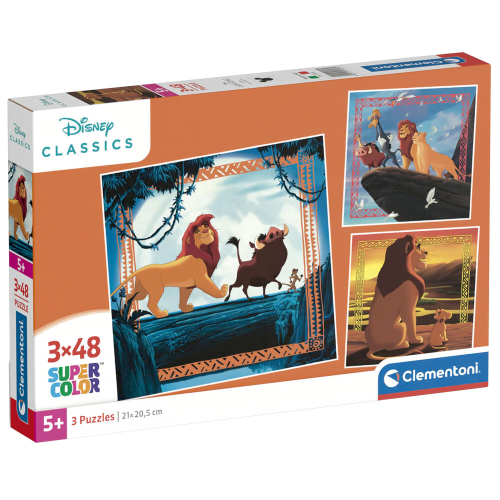 Puzzle El Rey Leon Disney 3x48Peças