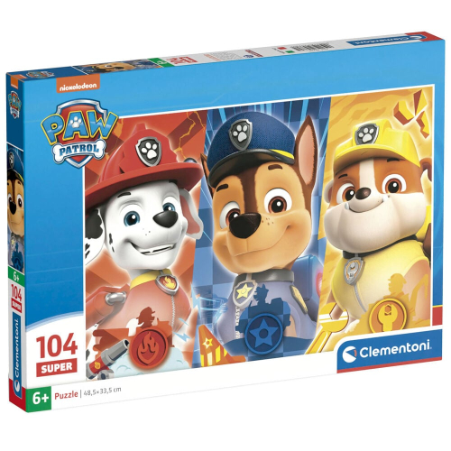 Puzzle super Patrulla Canina Paw Patrol 104 Peças