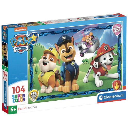 Puzzle Patrulla Canina Paw Patrol 104 Peças