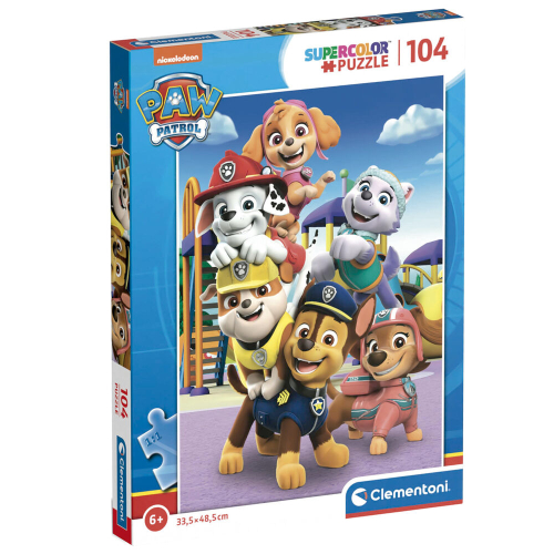 Puzzle super Patrulla Canina Paw Patrol 104 Peças