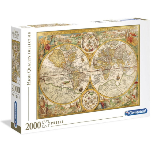 Puzzle Mapa Antiguo 2000Peças