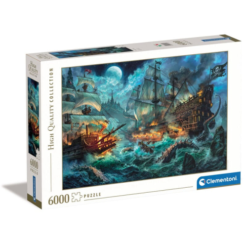 Puzzle Batalla de los Piratas 6000Peças