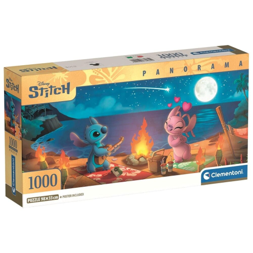 Puzzle Panorama Stitch Disney 1000 Peças