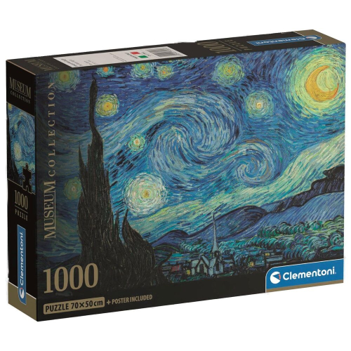 Puzzle The Starry Night Van Gogh Museum 1000 Peças