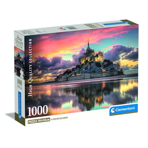 Puzzle Le Magnifique Mont Saint-Michel High Quality 1000 Peças