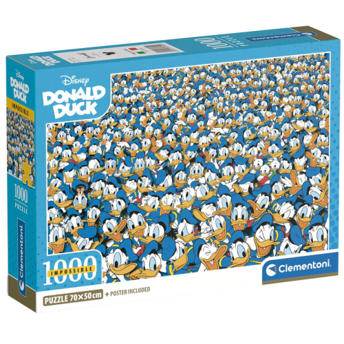 Puzzle Impossible Pato Donald Disney 1000 Peças