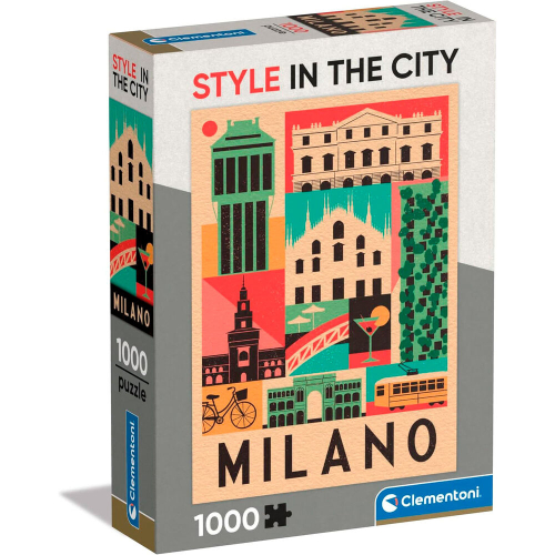 Puzzle Milan Style in the City 1000 Peças