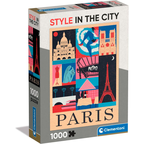 Puzzle Paris Style in the City 1000 Peças
