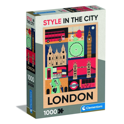 Puzzle Londres Style in the City 1000 Peças
