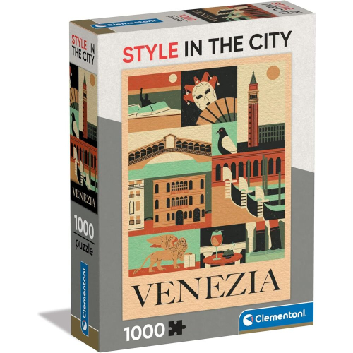 Puzzle Venecia Style in the City 1000 Peças