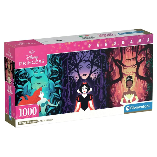 Puzzle Panorama Princesas Disney 1000 Peças