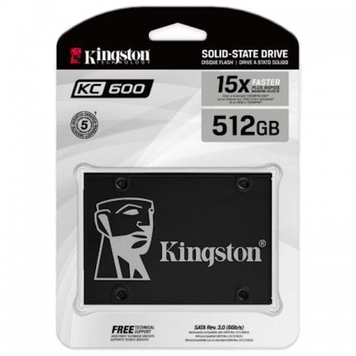 DISCO RÍGIDO 2.5"SSD 512GB SATA3 KINGSTON KC600