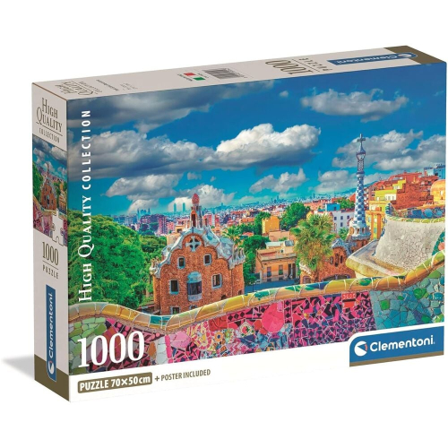 Puzzle Park Guell Barcelona High Quality 1000 Peças